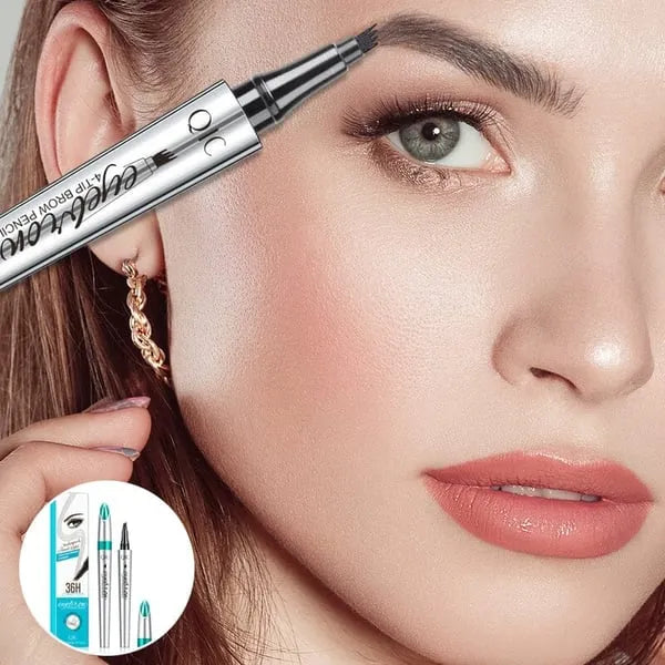 PerfectBrow™ | Lápiz Efecto Microblading 4 Puntas para Cejas Perfectas y Naturales (QIC Pro)