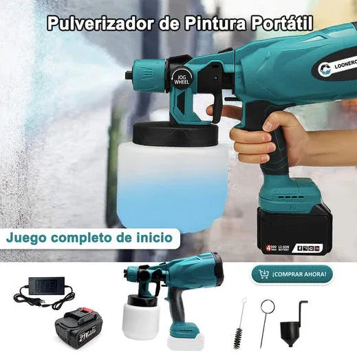 Pistola Pulverizadora de Pintura (Inalámbrica) | Para trabajos perfectos