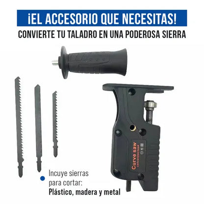 Adaptador de Sierra para Taladro|Cortes Rápidos y Precisos