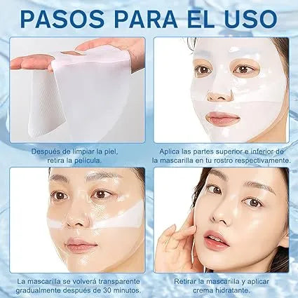 HydraCollagen Mask™ | Mascarillas Recargadas de Colágeno (Pack 5 Unidades)